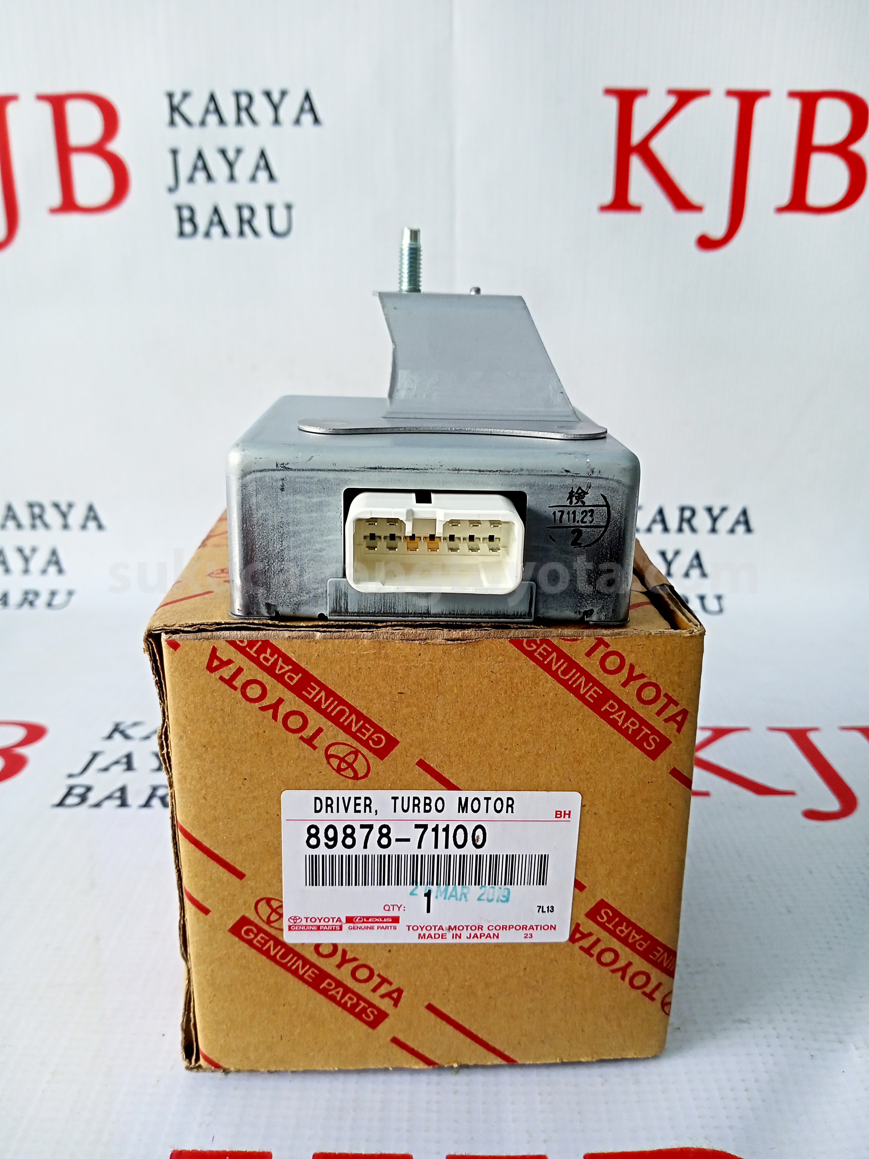 8987871100 DRIVER, TURBO MOTOR - TOYOTA