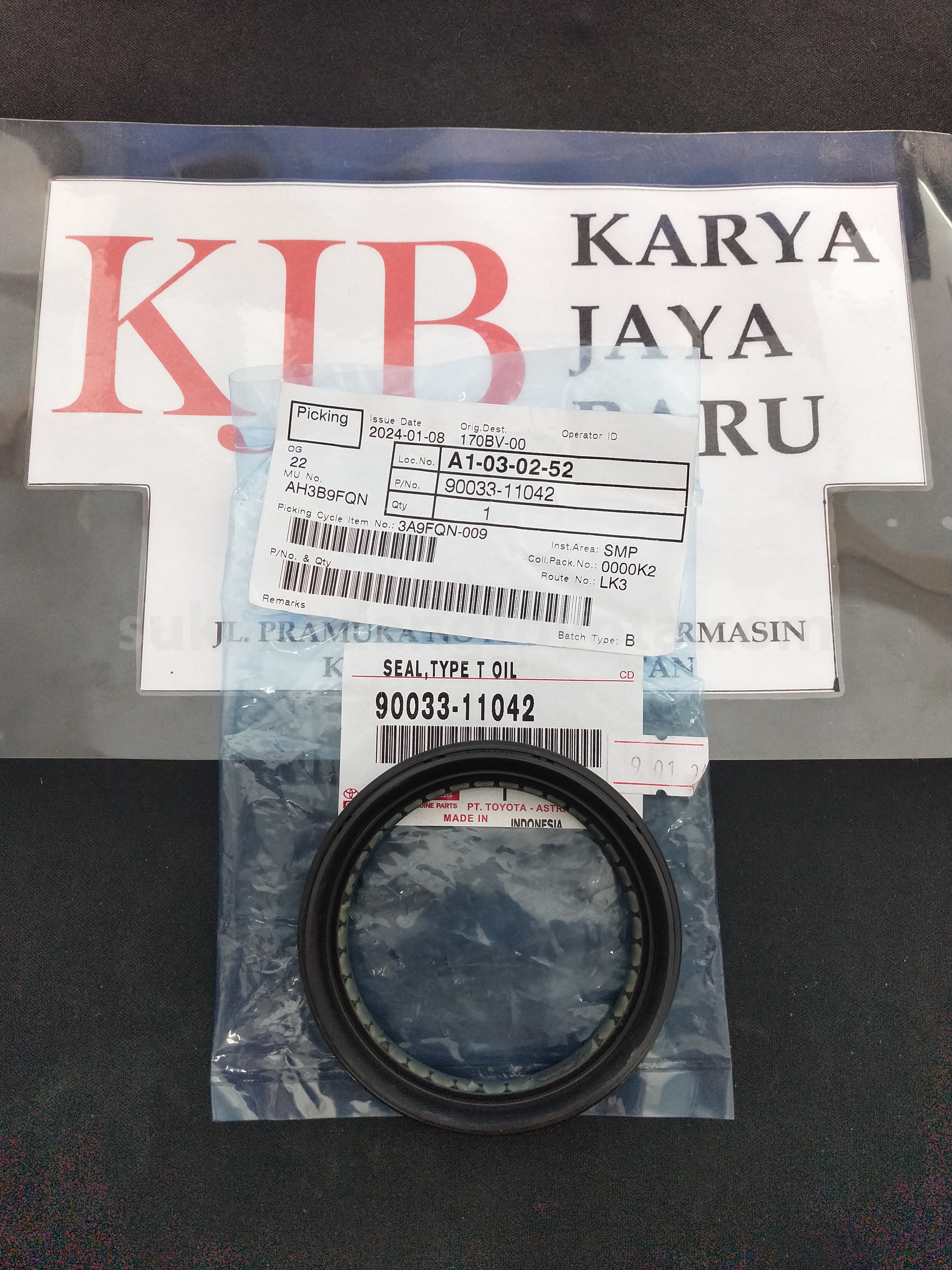 9003311042 SEAL,TYPE T OIL - TOYOTA