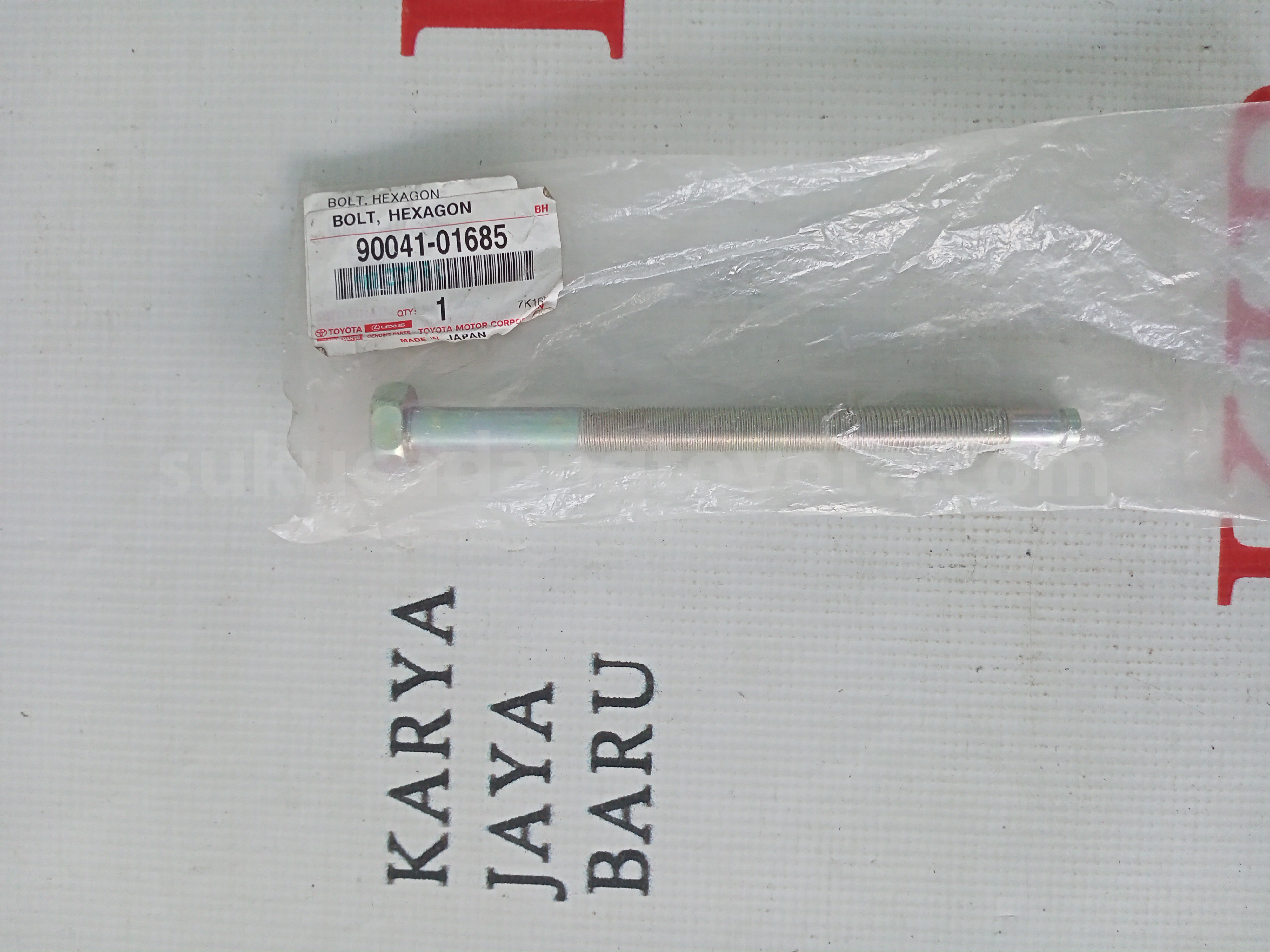 9004101685 BOLT, HEXAGON - TOYOTA