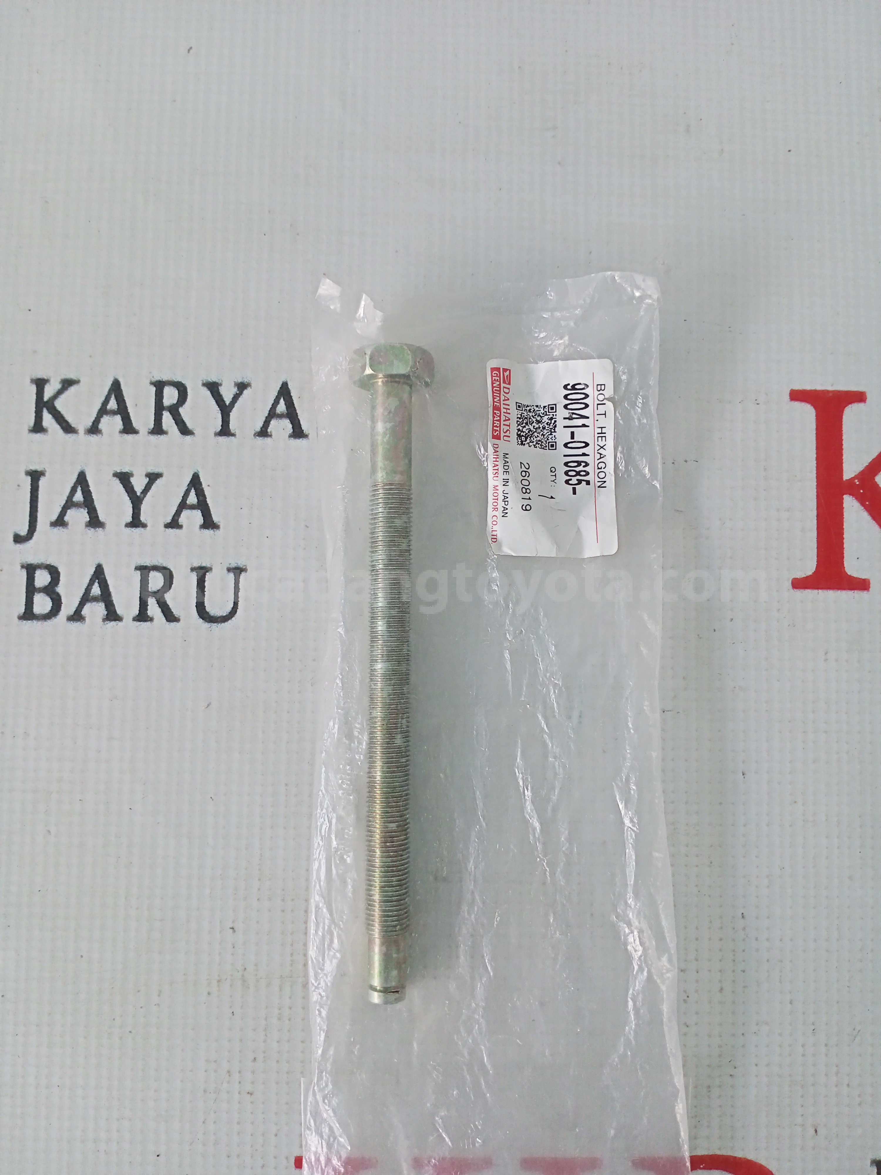9004101685 BOLT, HEXAGON - TOYOTA