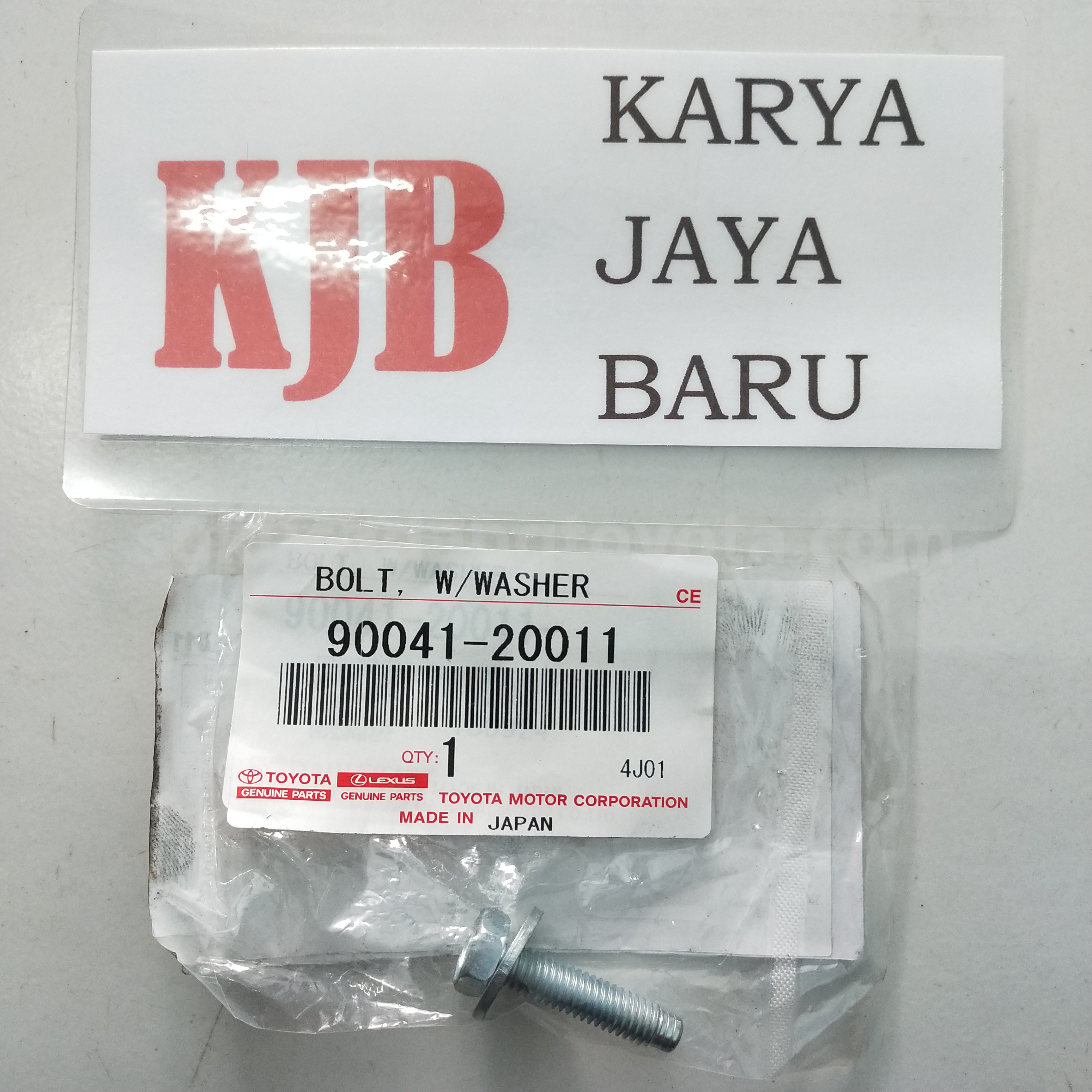 9004120011 BOLT, W/WASHER - TOYOTA