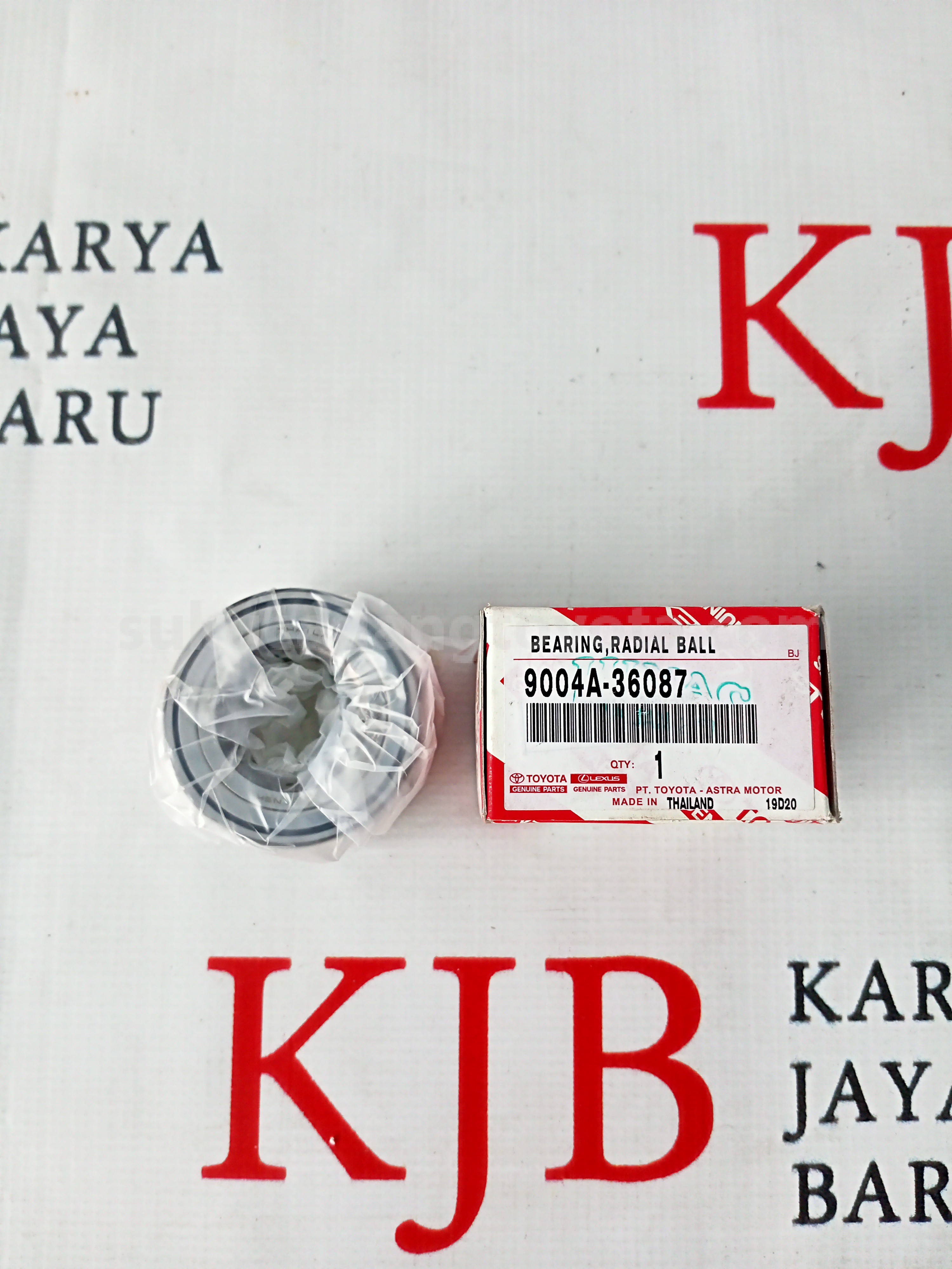 9004A36087 BEARING,RADIAL BALL - TOYOTA
