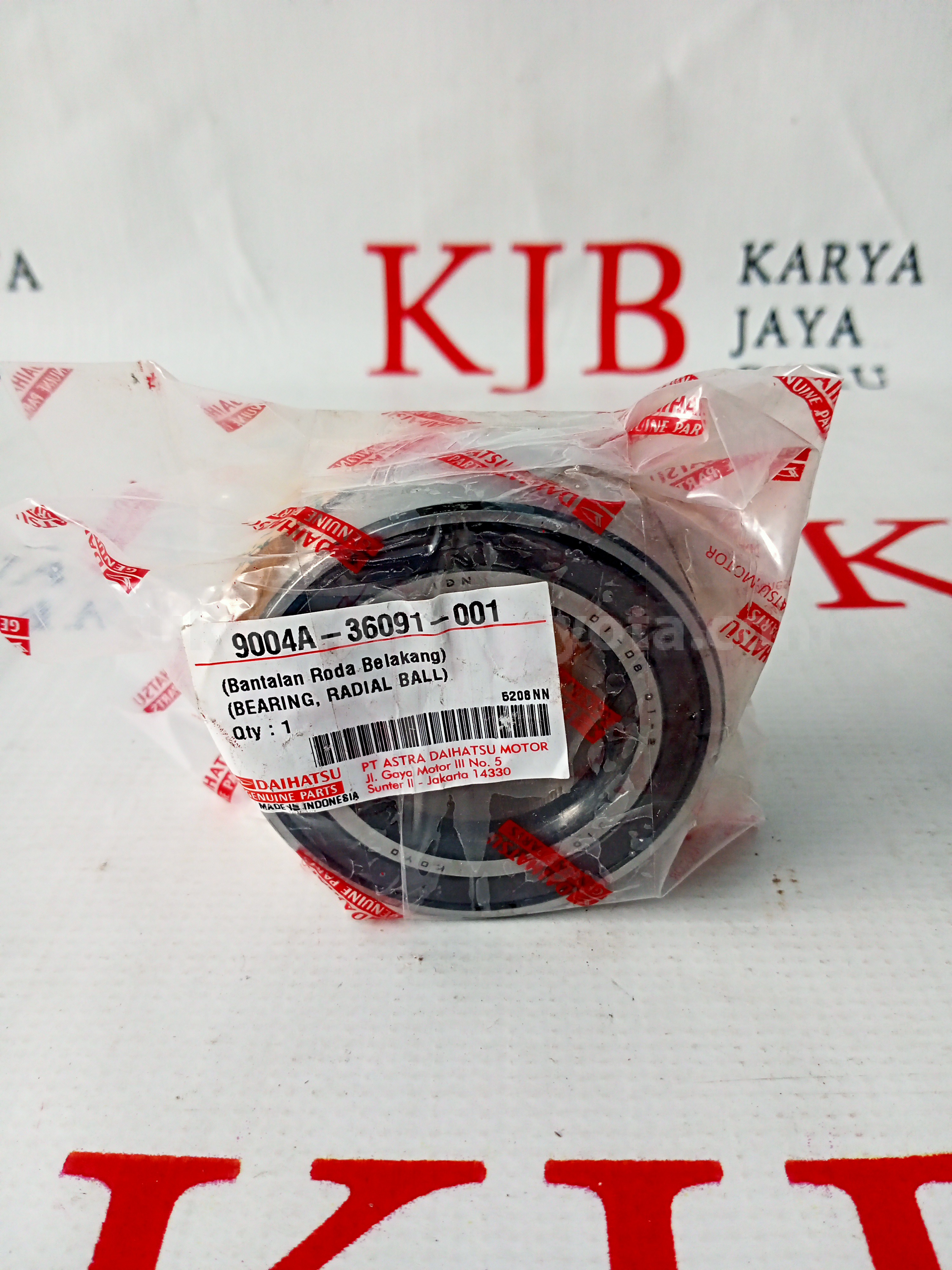 9004A36091 BEARING, RADIAL BALL - TOYOTA