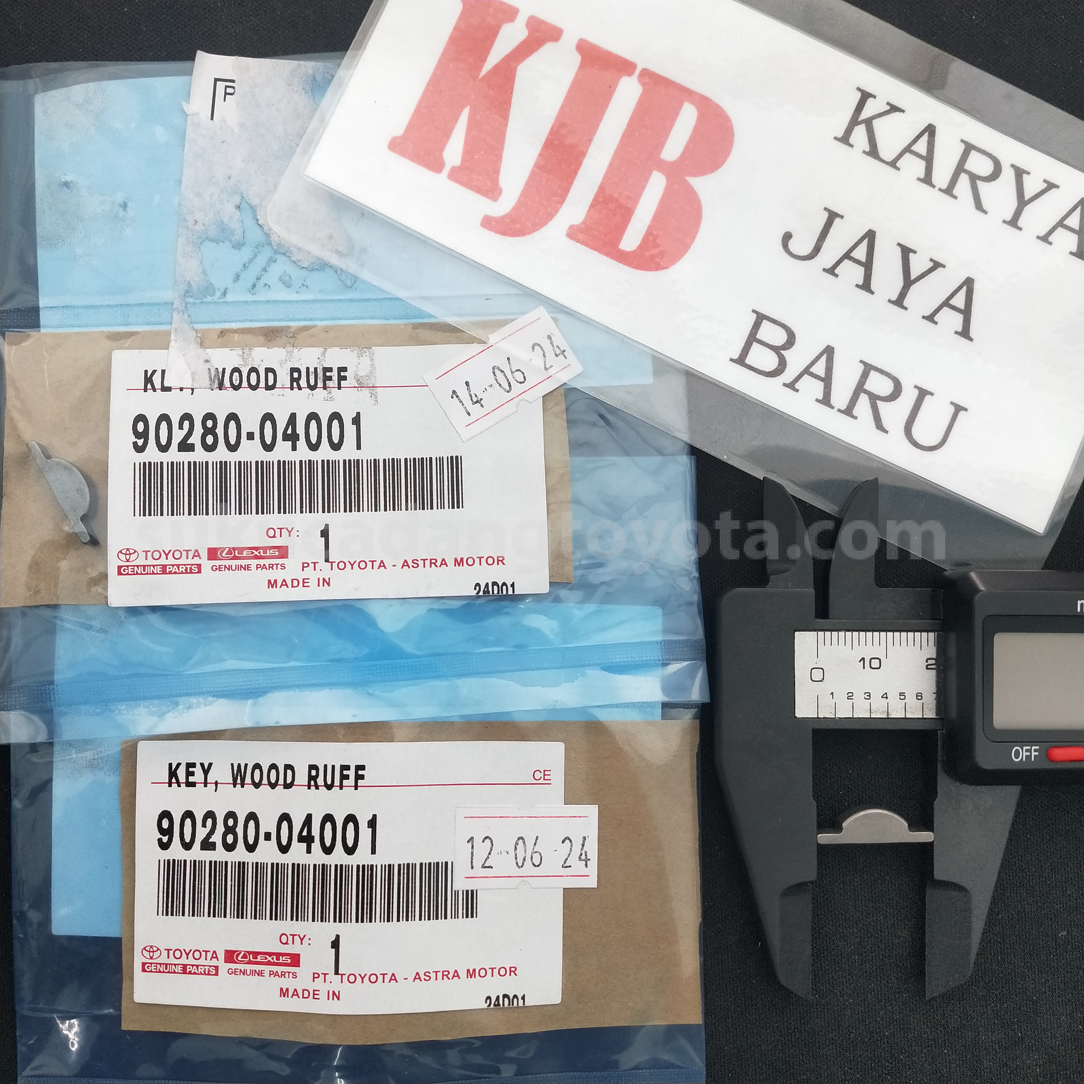 9028004001 KEY, WOOD RUFF - TOYOTA