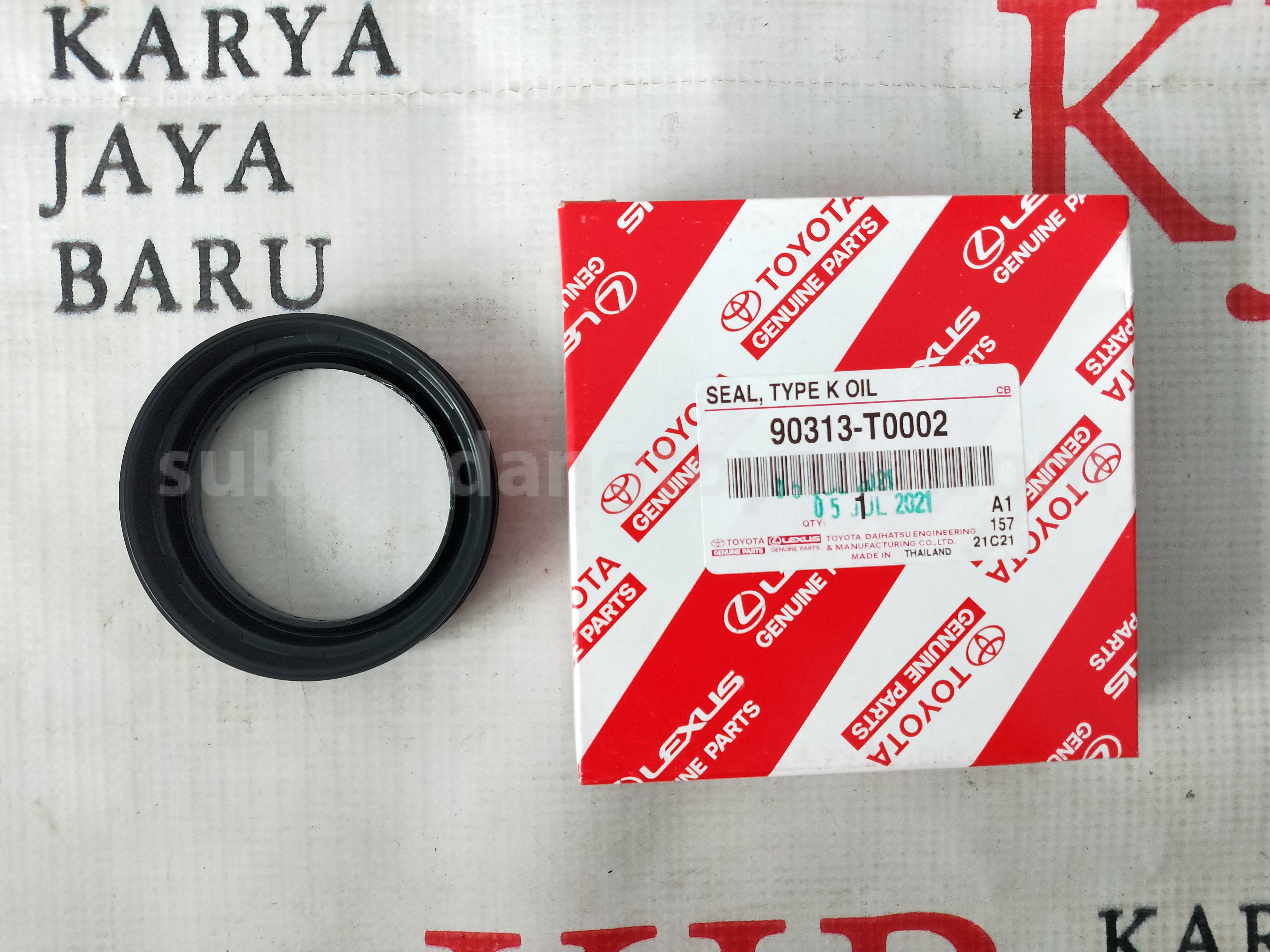 90313T0002 SEAL, TYPE K OIL - TOYOTA