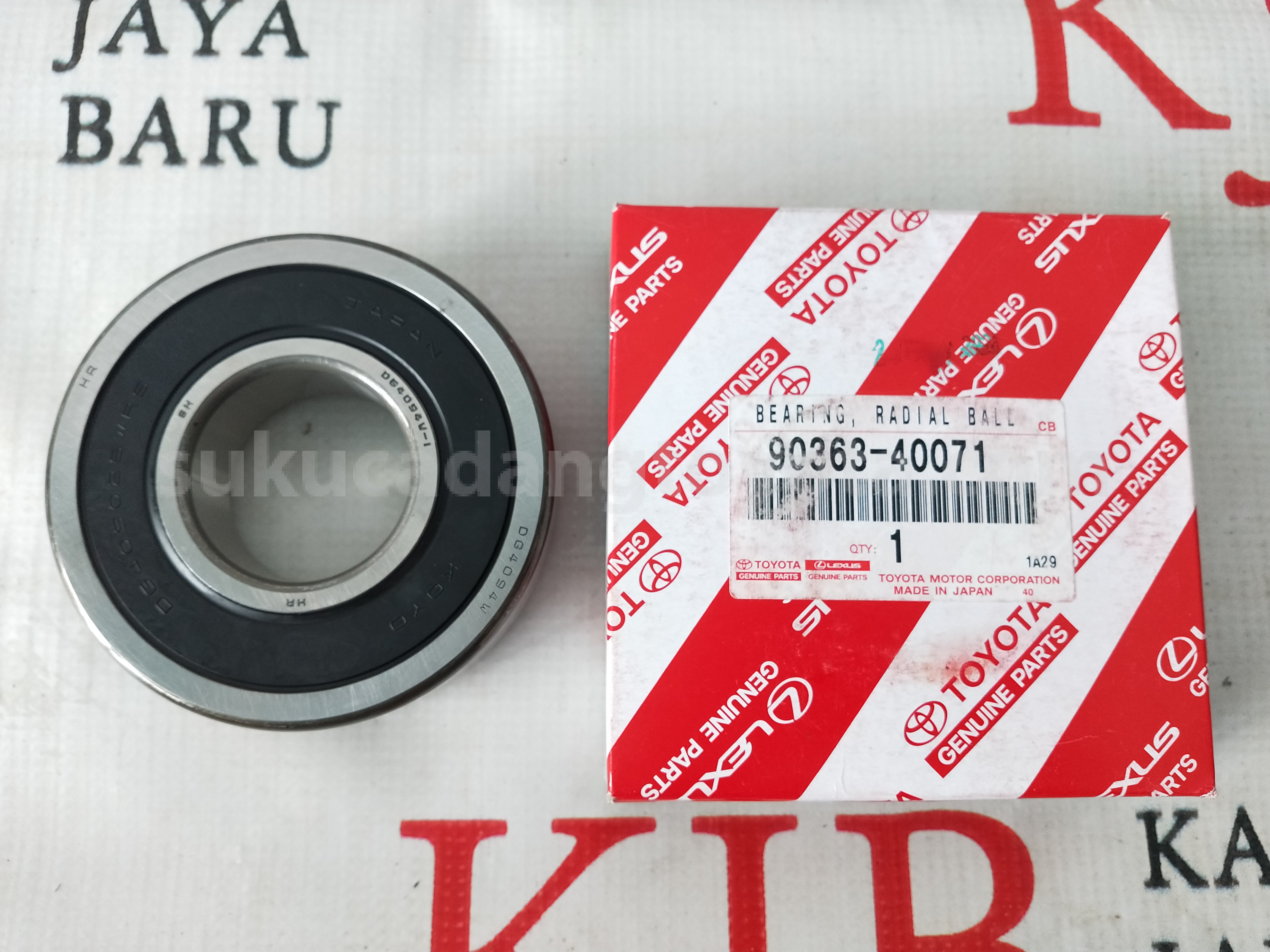 9036340071 BEARING, RADIAL BALL - TOYOTA