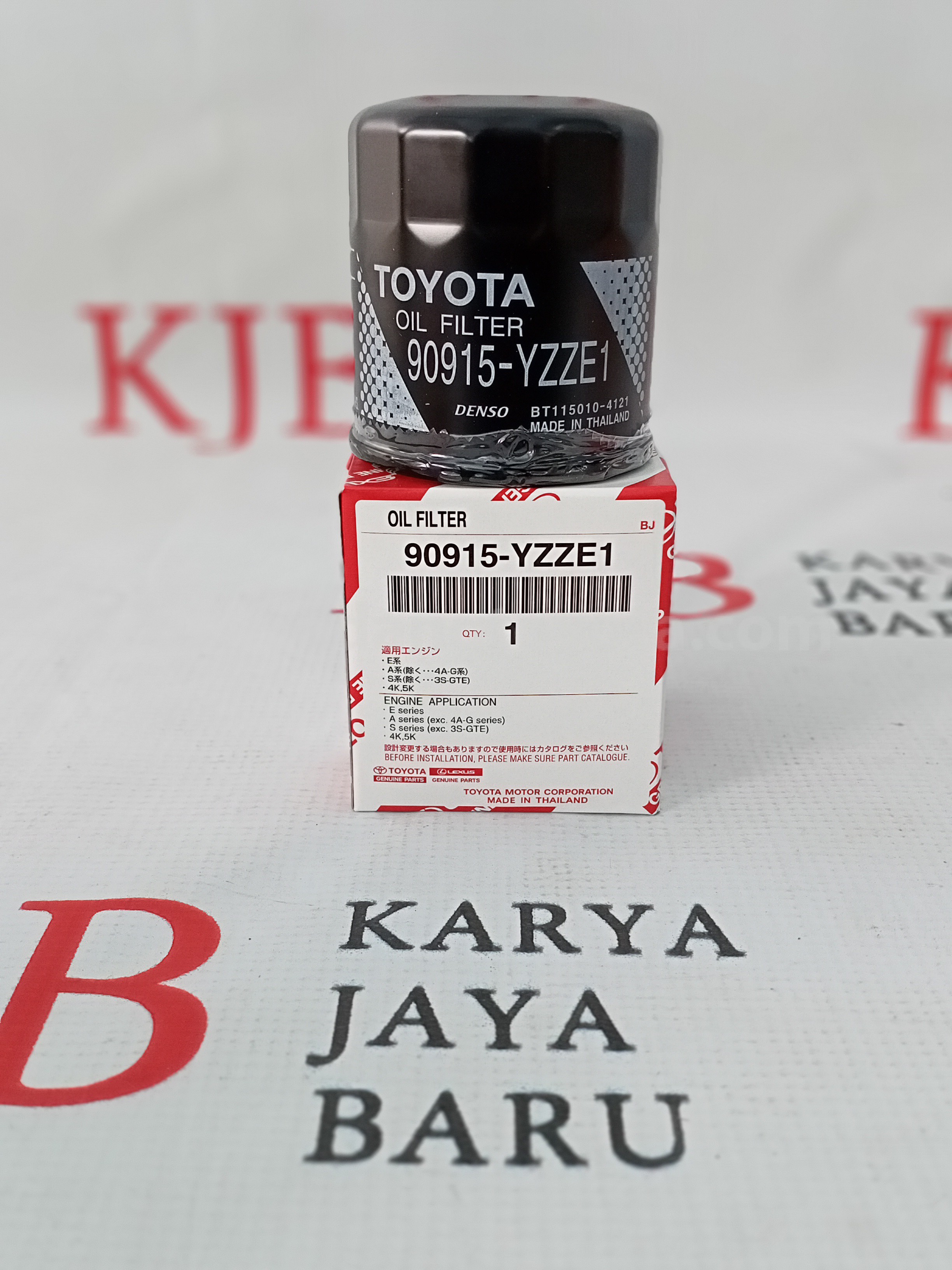 90915YZZE1 OIL FILTER 65*72 - TOYOTA