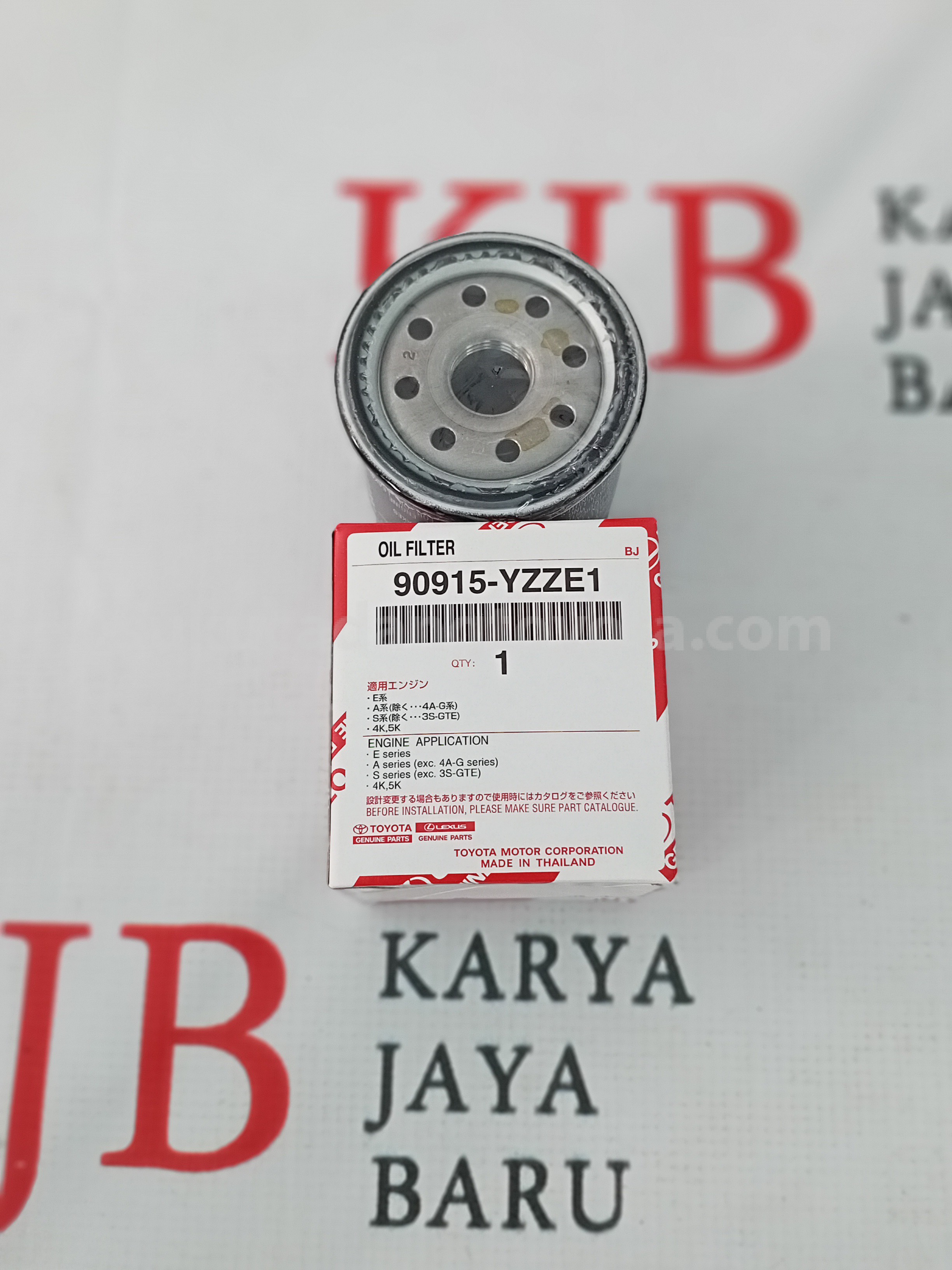 90915YZZE1 OIL FILTER 65*72 - TOYOTA