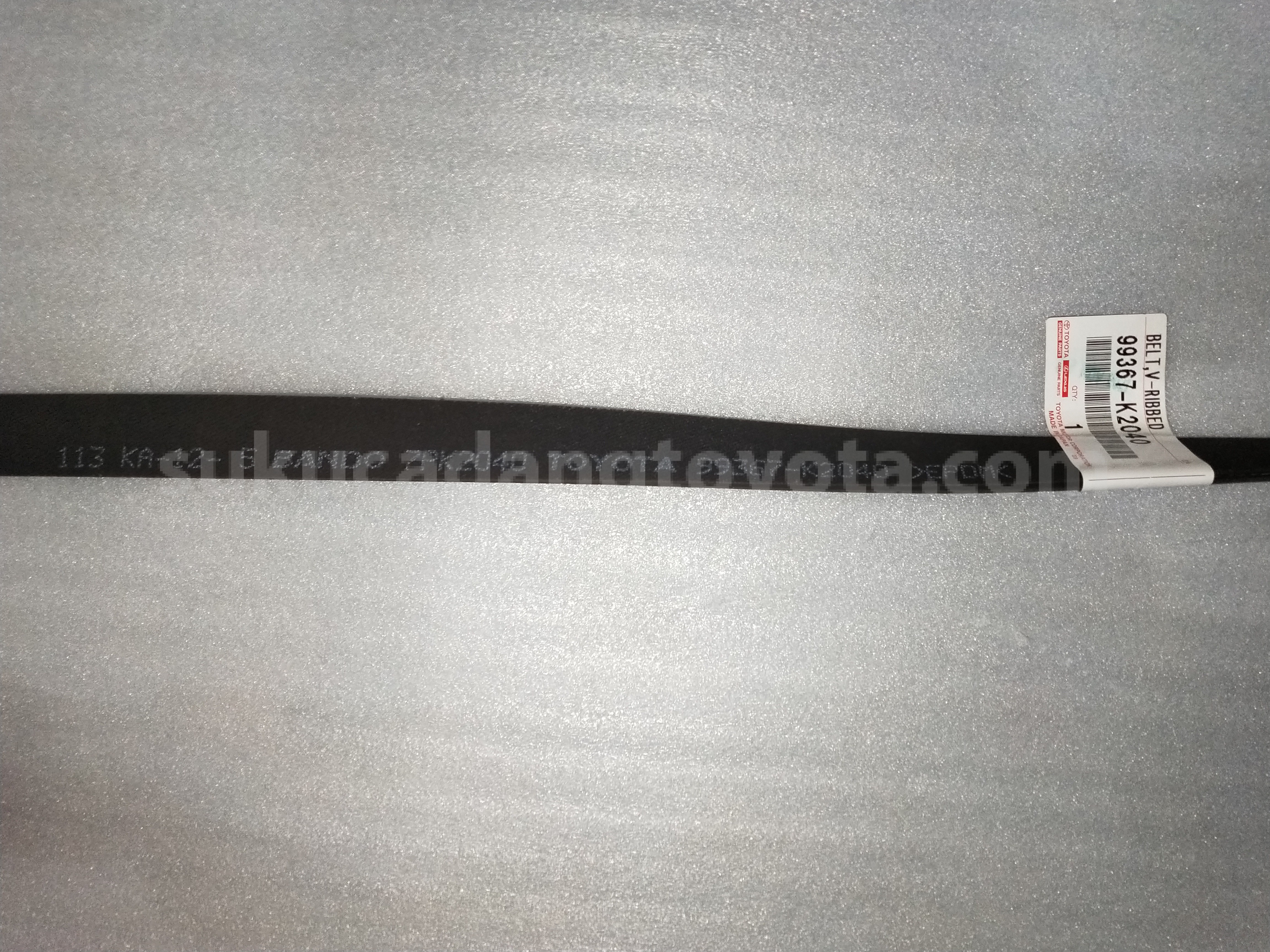 99367K2040 BELT, V-RIBBED - TOYOTA