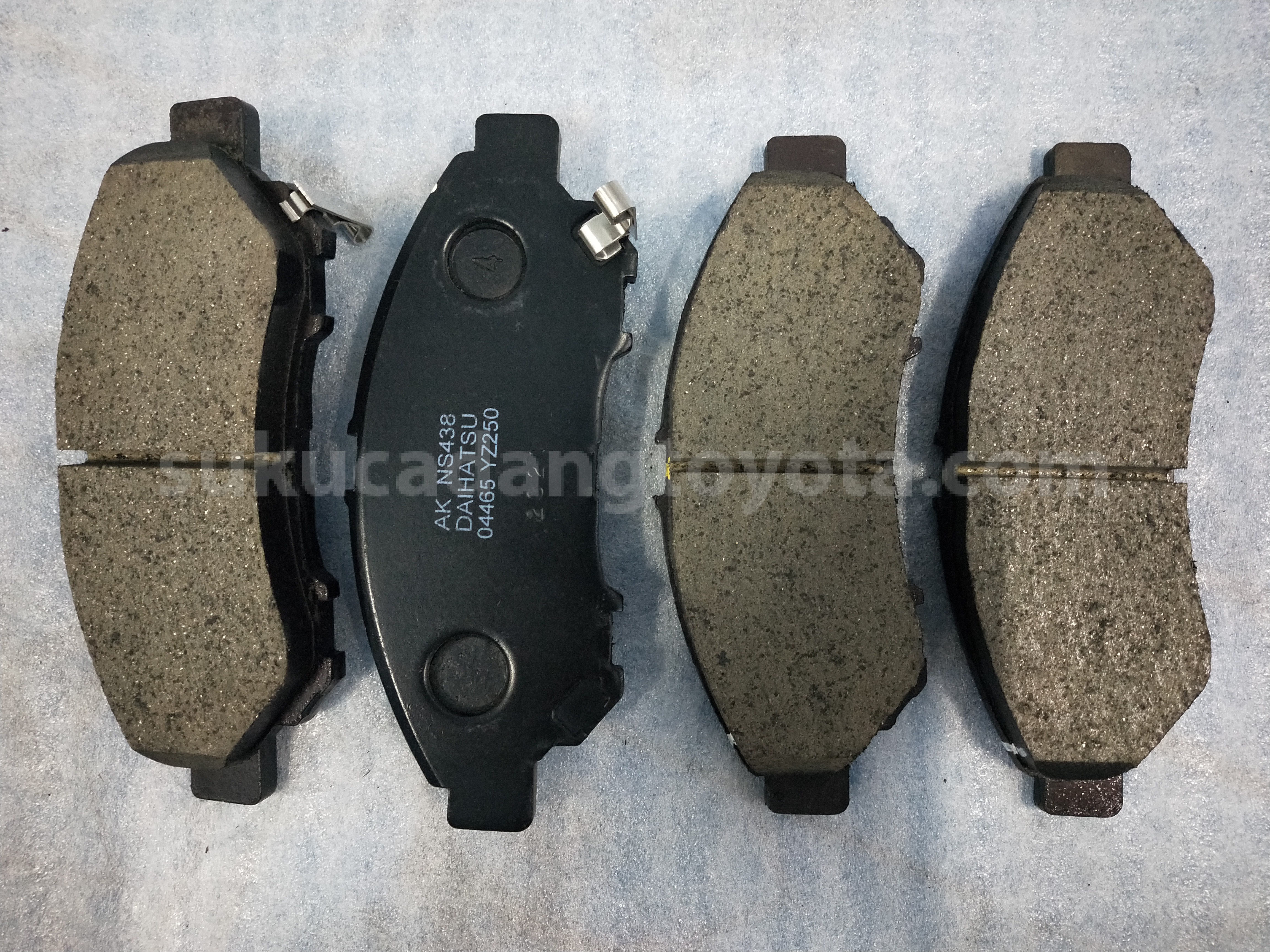 D04465-YZ250-001 PAD KIT, DISC BRAKE L/FITTING PARTS, FR - DAIHATSU