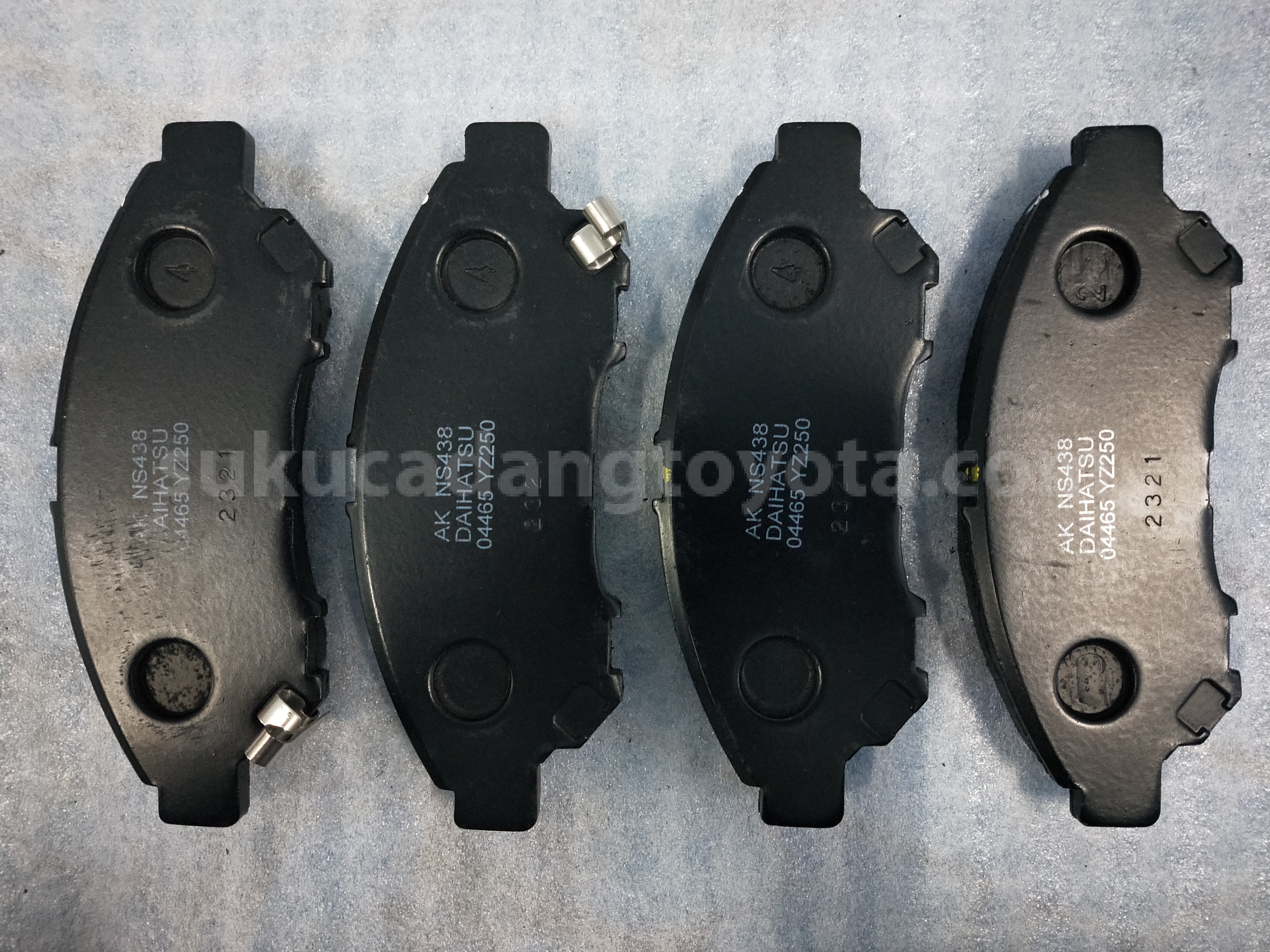 D04465-YZ250-001 PAD KIT, DISC BRAKE L/FITTING PARTS, FR - DAIHATSU