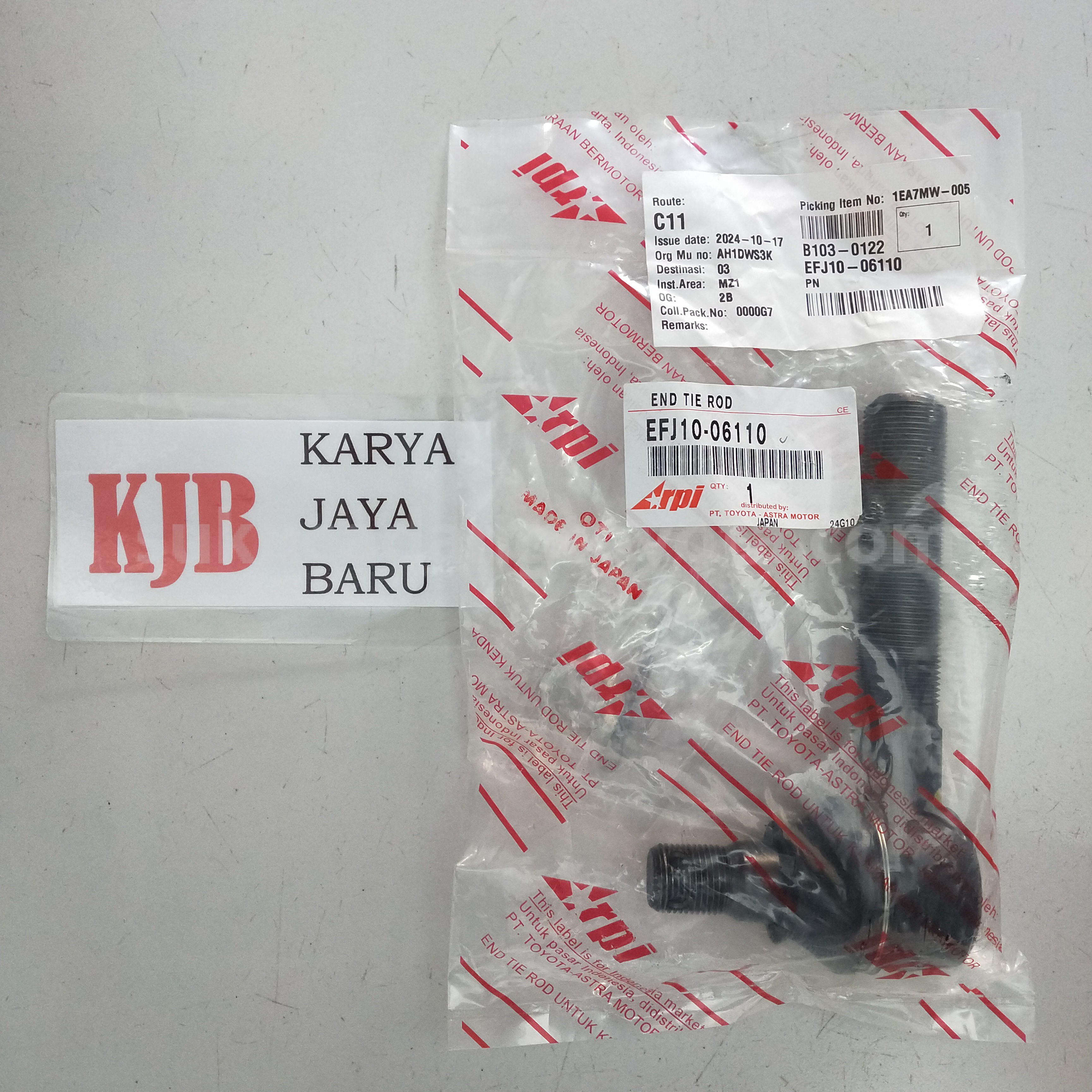 EFJ1006110 END TIE ROD - TOYOTA