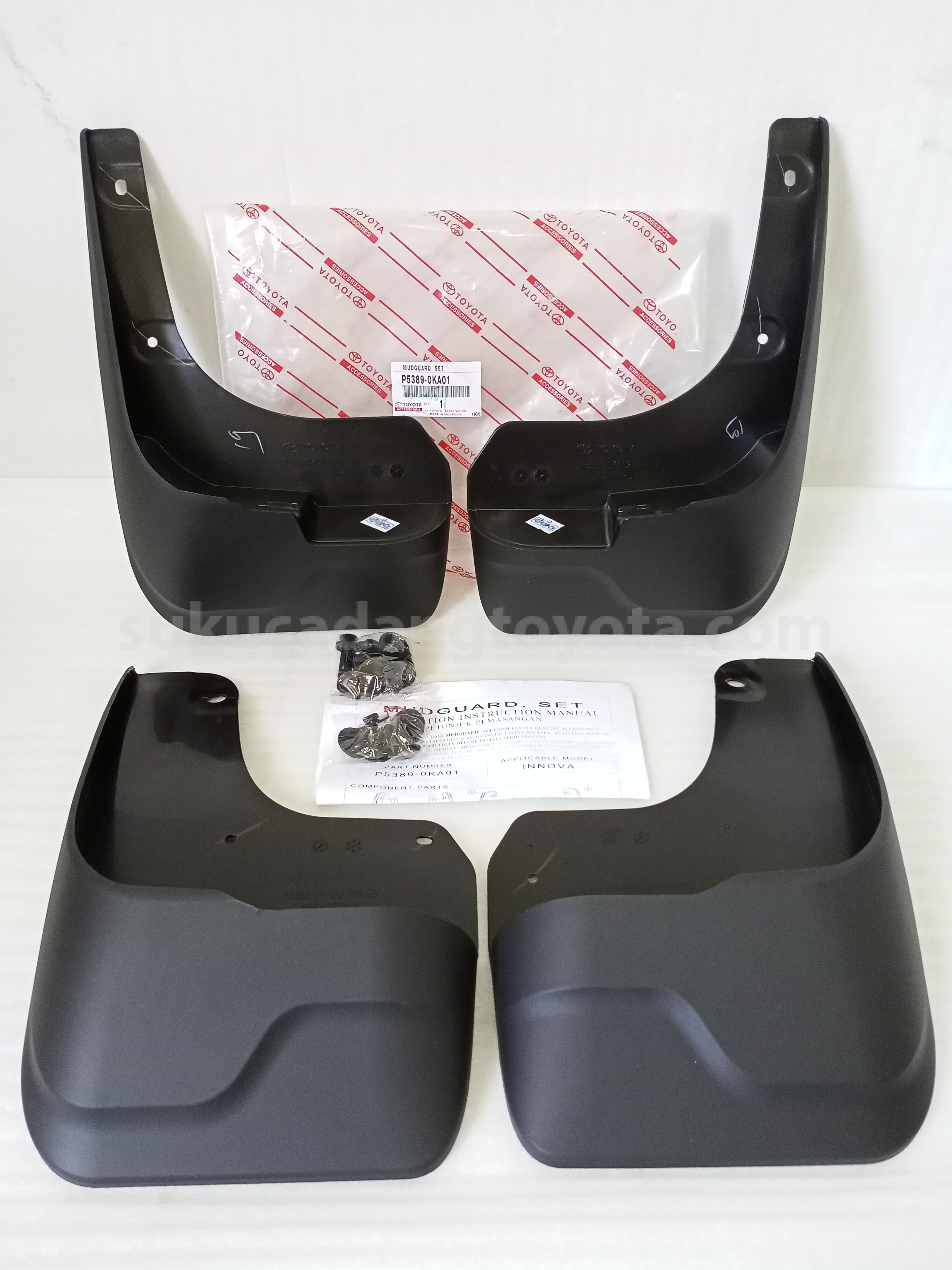 P53890KA01 MUDGUARD, SET - TOYOTA