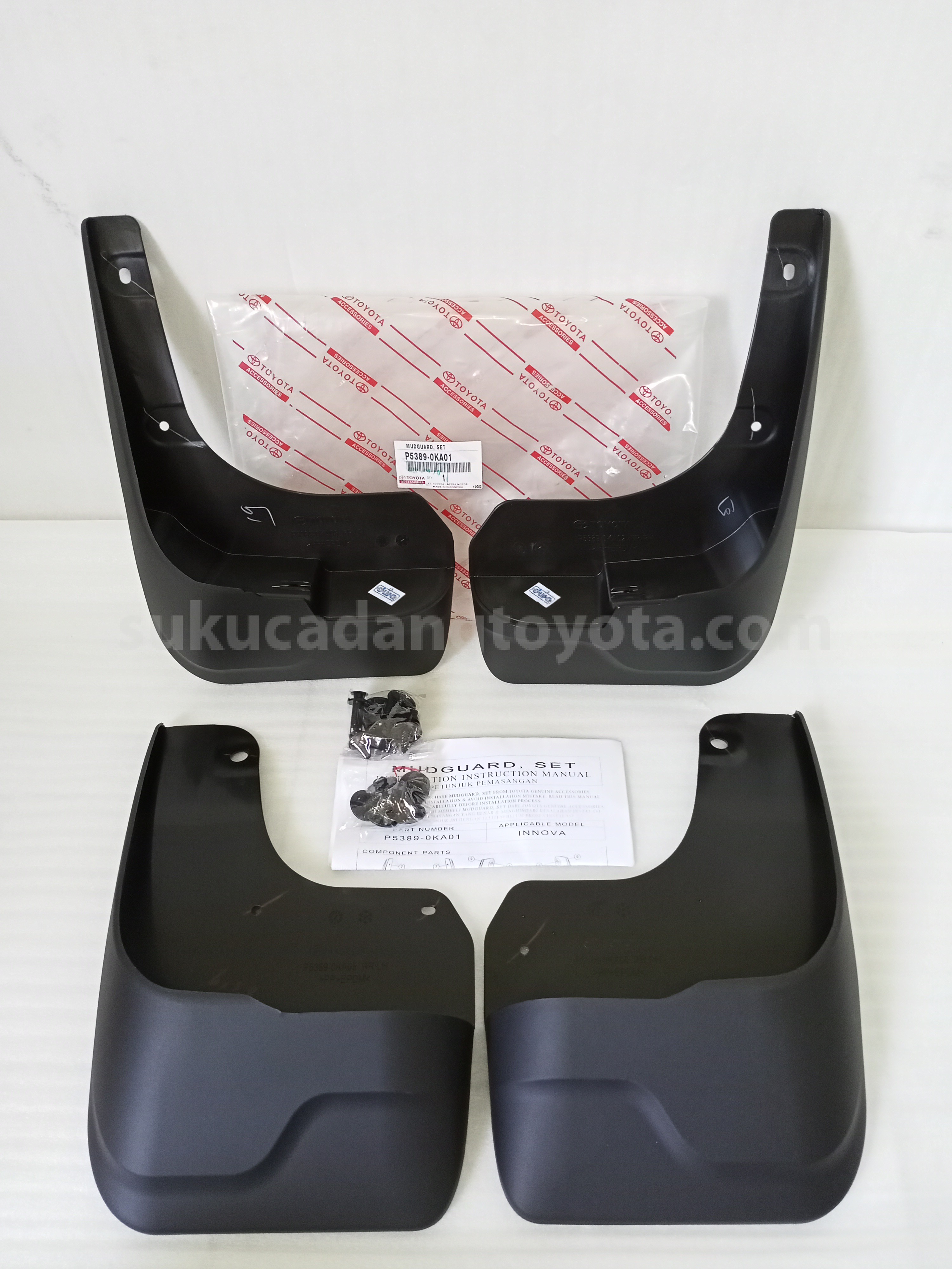 P53890KA01 MUDGUARD, SET - TOYOTA