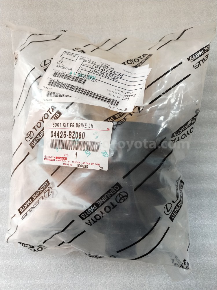 04426BZ060 BOOT KIT FR DRIVE LH - TOYOTA