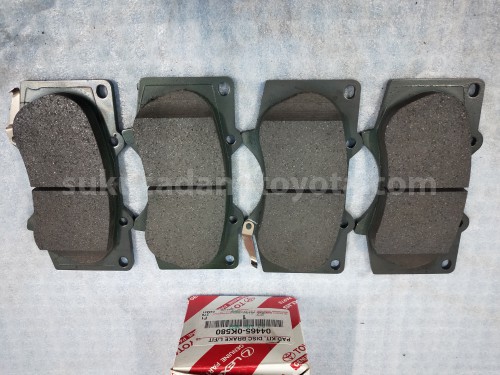 044650K580 PAD KIT, DISC BRAKE - TOYOTA