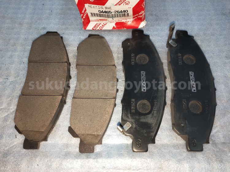 0446526440 PAD KIT, DISC BRAKE - TOYOTA