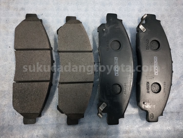 0446526440 PAD KIT, DISC BRAKE - TOYOTA