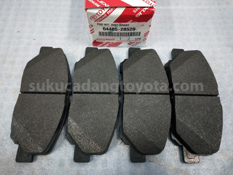 0446528520 PAD KIT, DISC BRAKE - TOYOTA