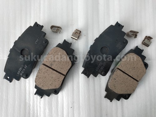 04466B1011 PAD KIT, DISC BRAKE - TOYOTA