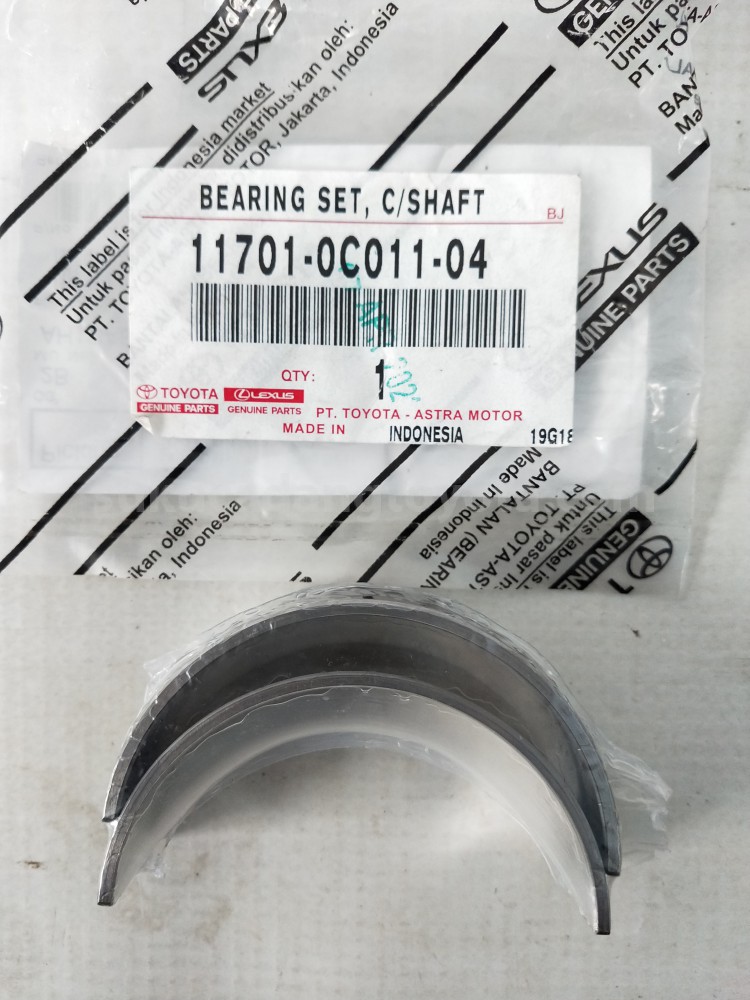 117010C01104 BEARING SET, C/SHAFT - TOYOTA