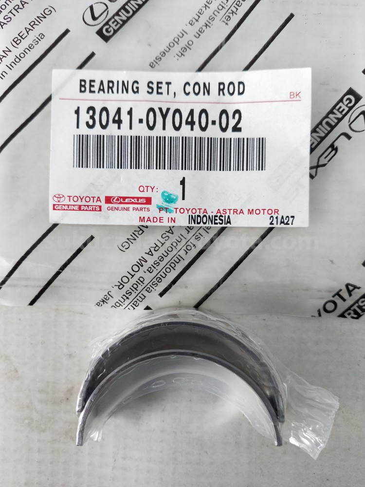 130410Y04002 BEARING SET, CON ROD - TOYOTA