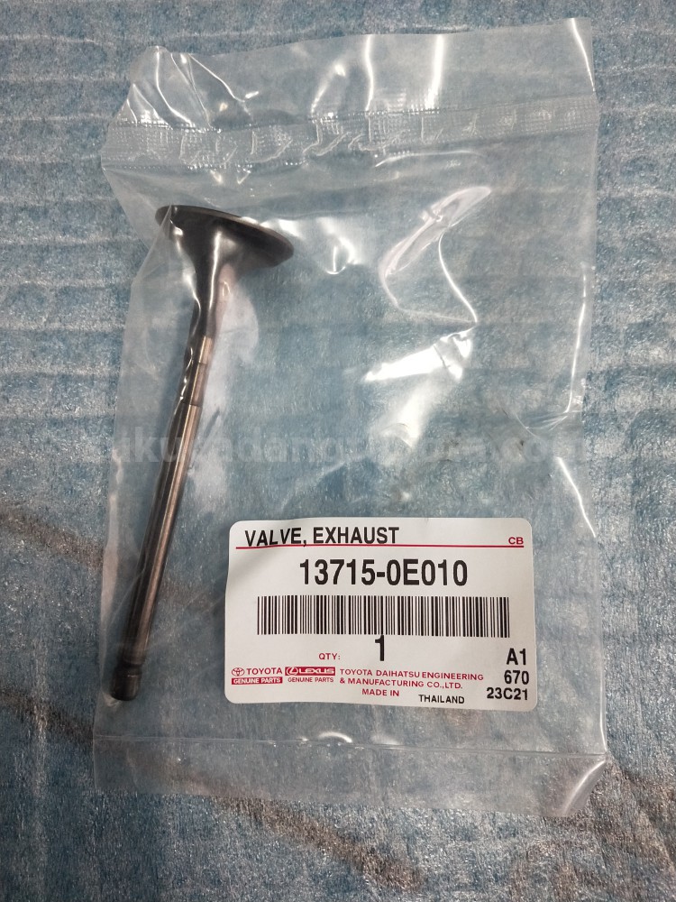 137150E010 VALVE, EXHAUST - TOYOTA