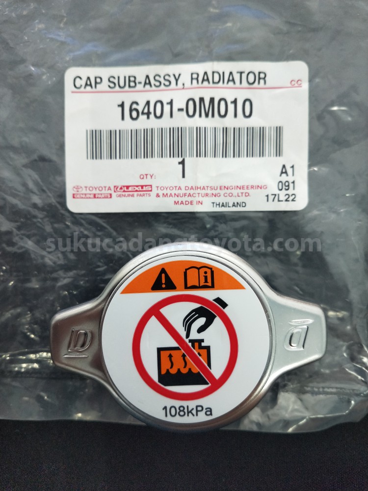 164010M010 CAP SUB-ASSY, RADIAT - TOYOTA