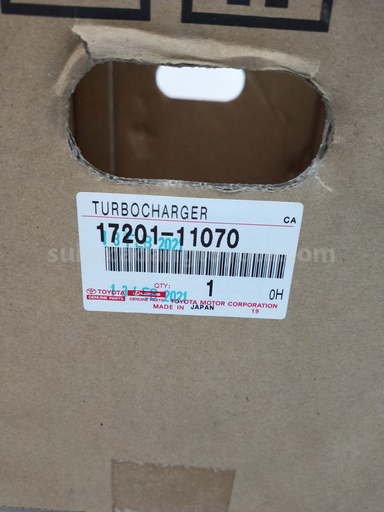 1720111070 TURBOCHARGER - TOYOTA