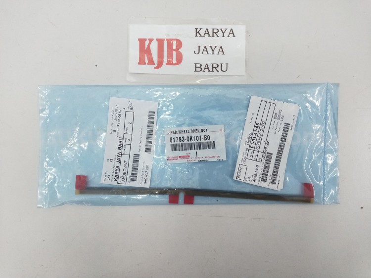 617830K101B0 PAD WHEEL OPEN NO1 - TOYOTA