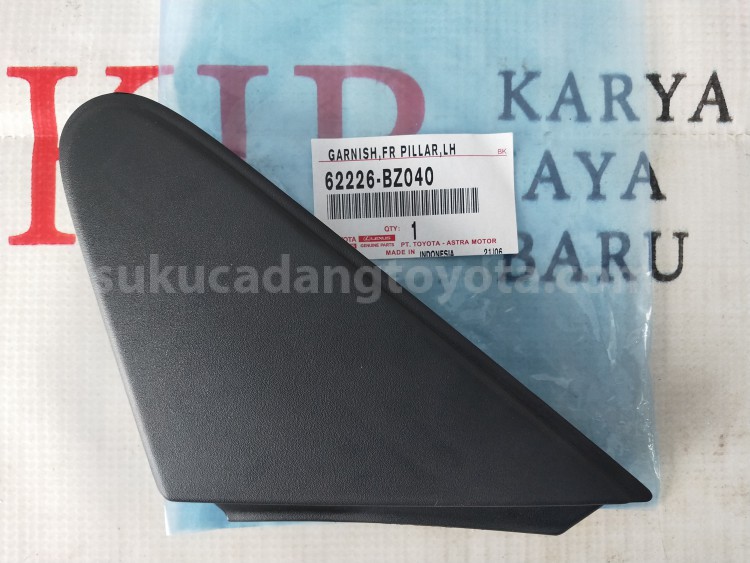 62226BZ040 GARNISH,FR PILLAR,LH - TOYOTA