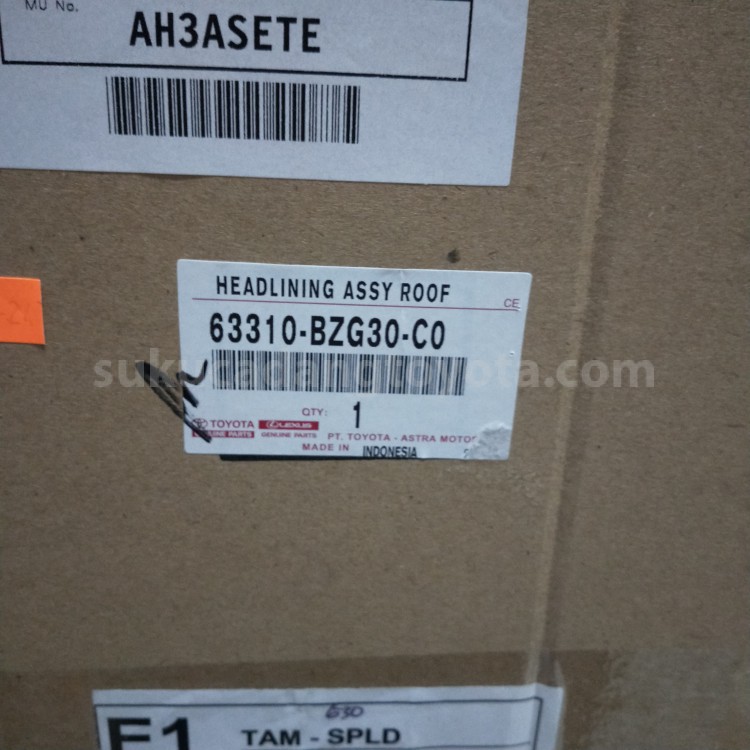 63310BZG30C0 HEADLINING ASSY ROOF - TOYOTA