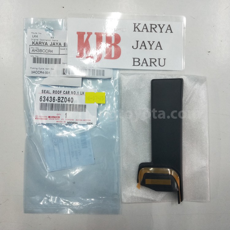 63436BZ040 SEAL, ROOF CAR NO.1 LH - TOYOTA