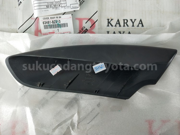 63491BZ010 COVER, ROOF FR RH - TOYOTA