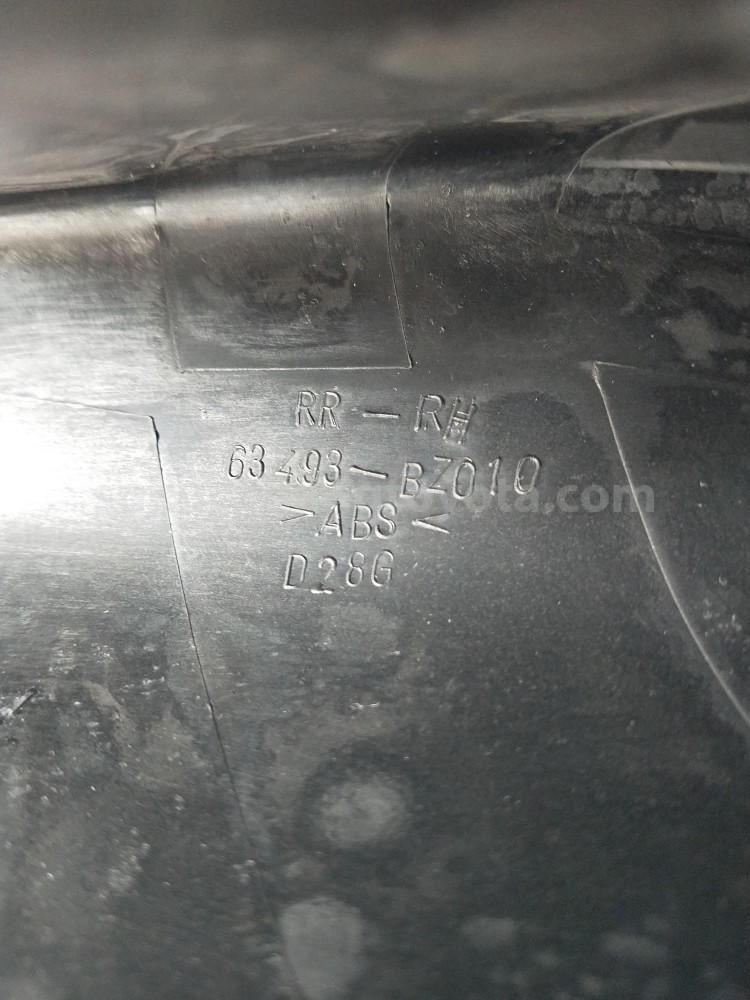 63493BZ010 COVER, ROOF RR RH - TOYOTA