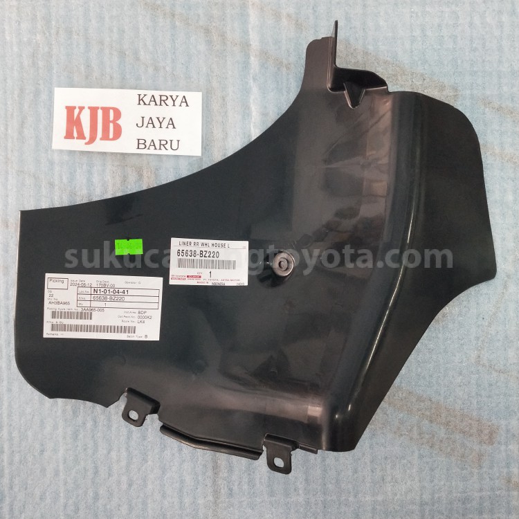65638BZ220 LINER RR WHL HOUSE L - TOYOTA