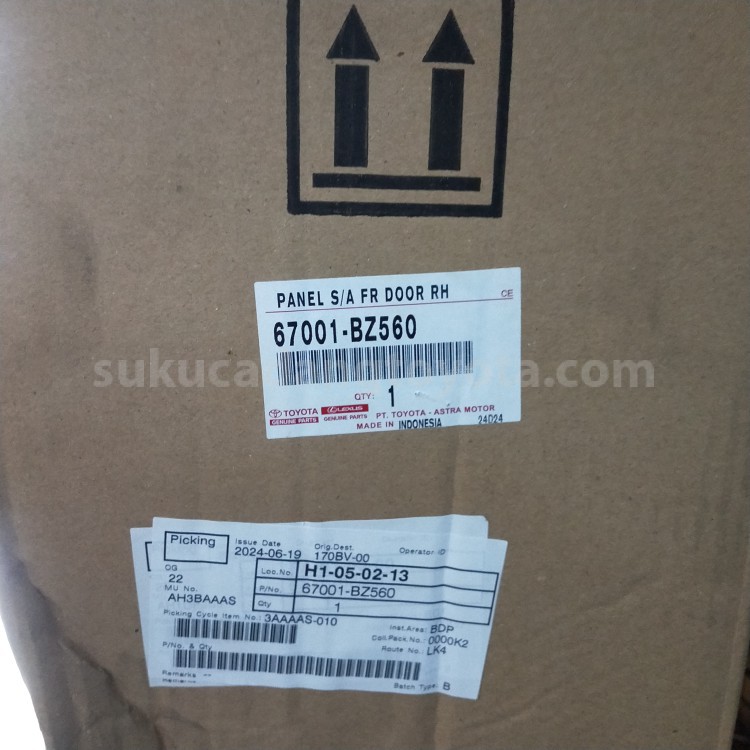 67001BZ560 PANEL S/A FR DOOR RH - TOYOTA