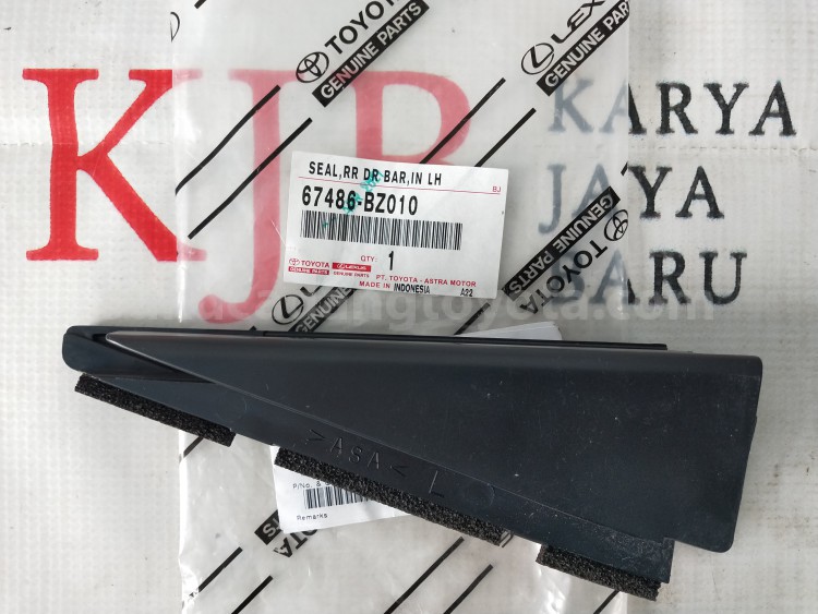 67486BZ010 SEAL,RR DR BAR,IN LH - TOYOTA