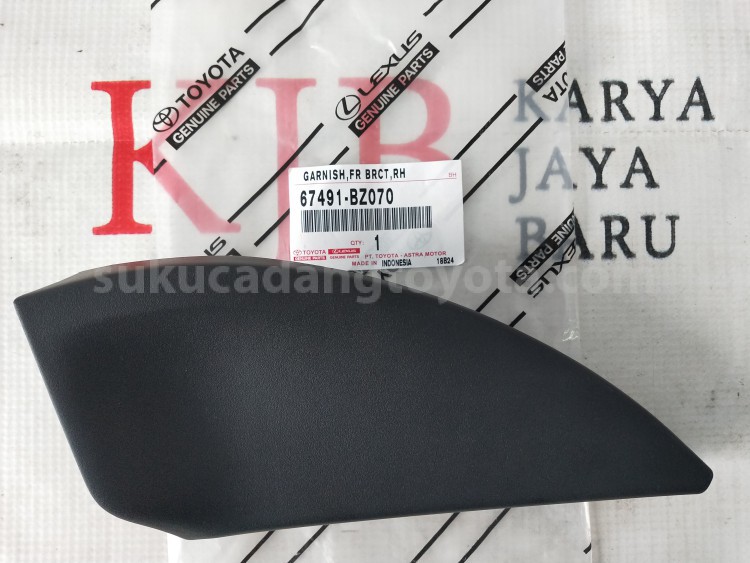 67491BZ070 GARNISH,FR BRCT,RH - TOYOTA