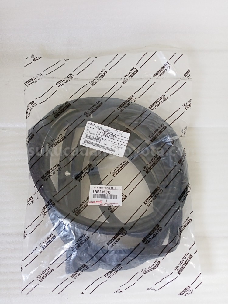 678620K090 WEATHERSTRIP FRDR LH - TOYOTA