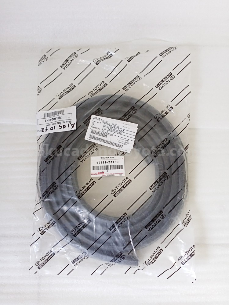 67881BZ150 WEATHERSTRIP B/DOOR - TOYOTA