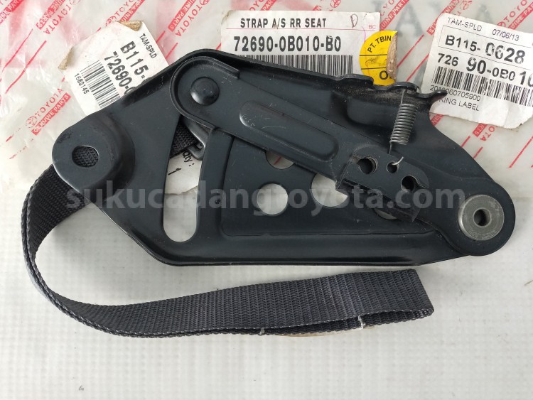 726900B010B0 STRAP A/S RR SEAT - TOYOTA