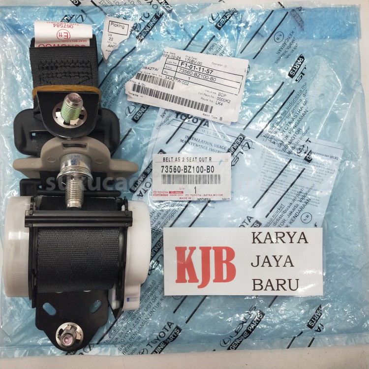 73560BZ100B0 BELT AS 2 SEAT OUT R - TOYOTA