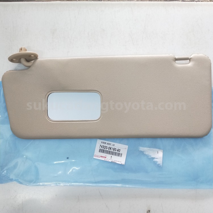 743200K180A0 VISOR ASSY, LH - TOYOTA