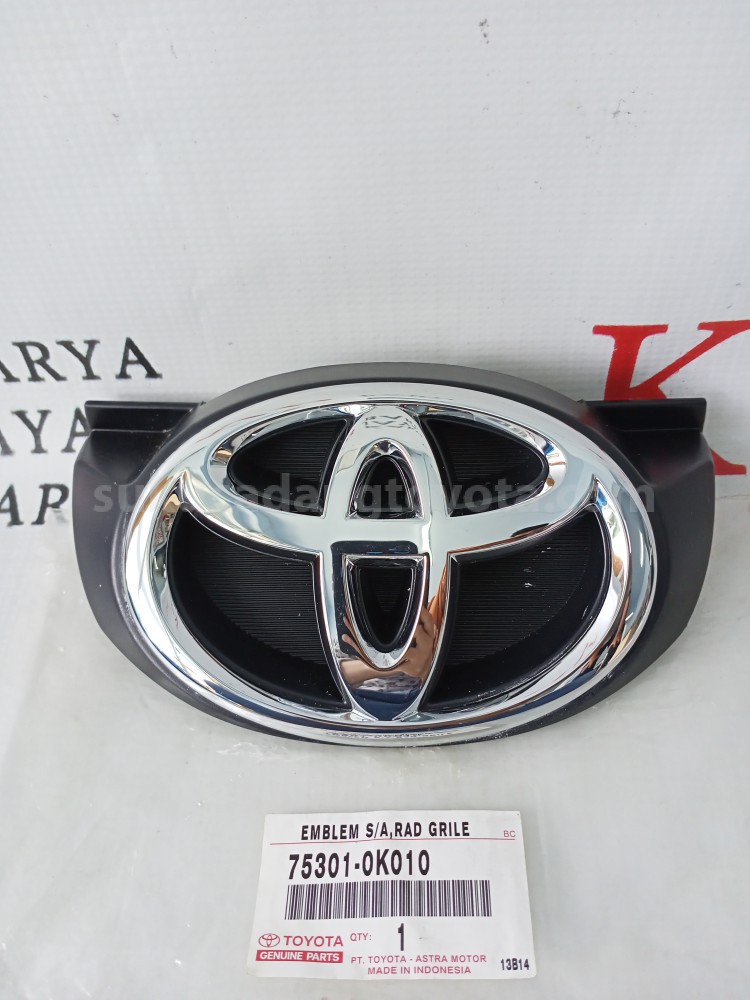 753010K010 EMBLEM S/A,RAD GRILE - TOYOTA