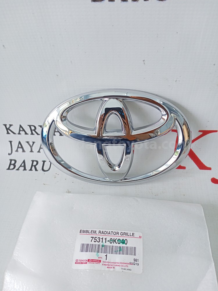 753110K040 EMBLEM, RAD GRILLE - TOYOTA