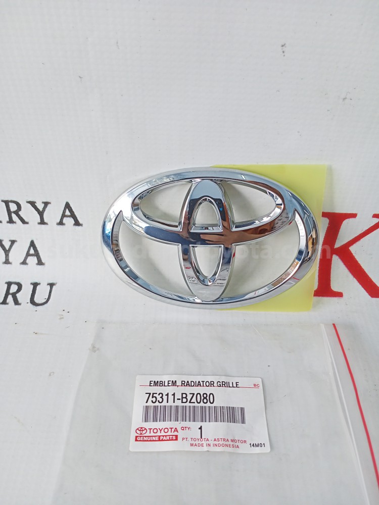 75311BZ080 EMBLEM,RAD GRILLE - TOYOTA