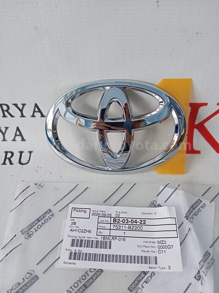 75311BZ200 EMBLEM,RAD GRILLE - TOYOTA