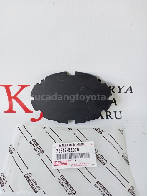 75312BZ070 BASE,FR BMPR EMBLEM - TOYOTA