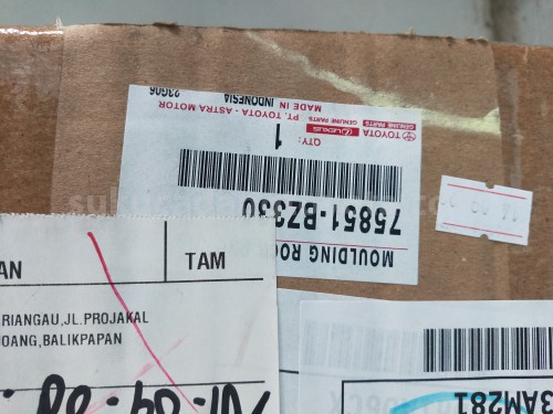 75851BZ330 MOULDING ROCK PNL RH - TOYOTA